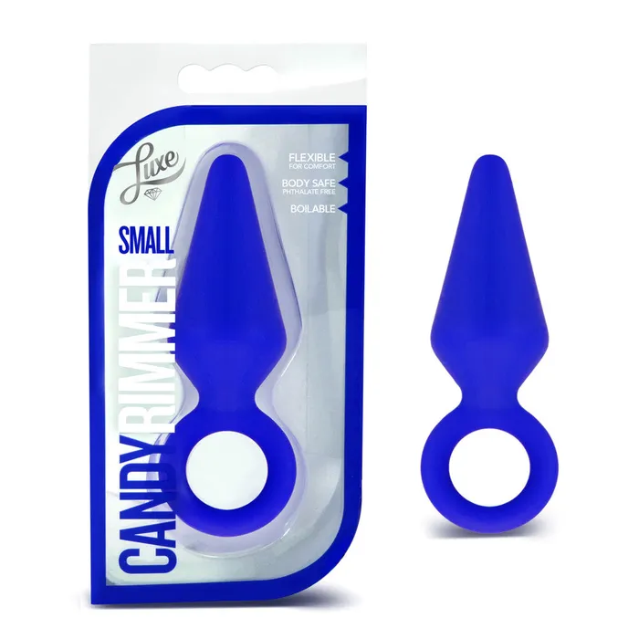 Blush Anal Luxe By Blush Candy Rimmer Indigo 3Inch Anal Plug