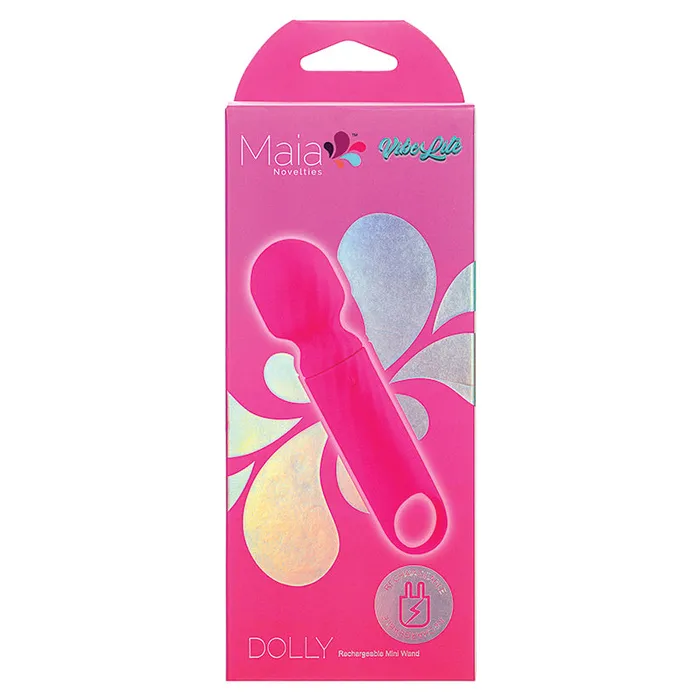 MAIA TOYS Vibrators Maia Vibelite Dolly Rechargeable Silicone Mini WandPink MAIA TOYS Vibrators Maia Vibelite Dolly Rechargeable Silicone Mini WandPink