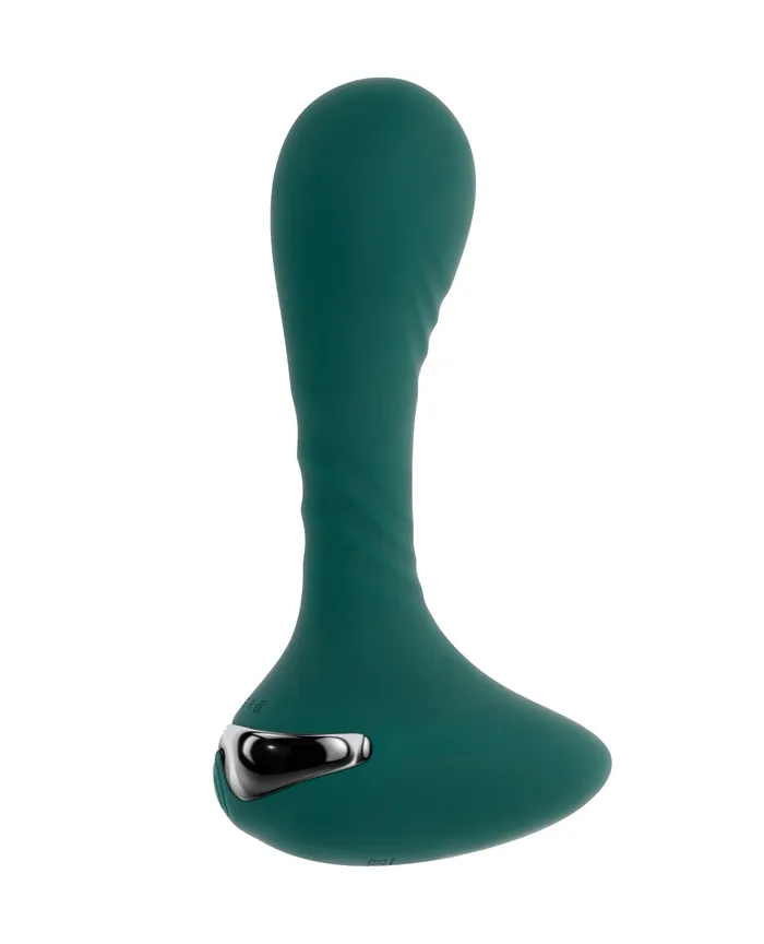Gender X Goes Anywhere Vibrating Silicone Plug Teal Gender X Anal