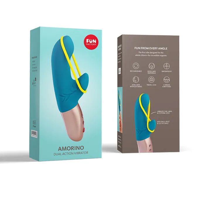 Vibrators Fun Factory Fun Factory Amorino Petrol Blue