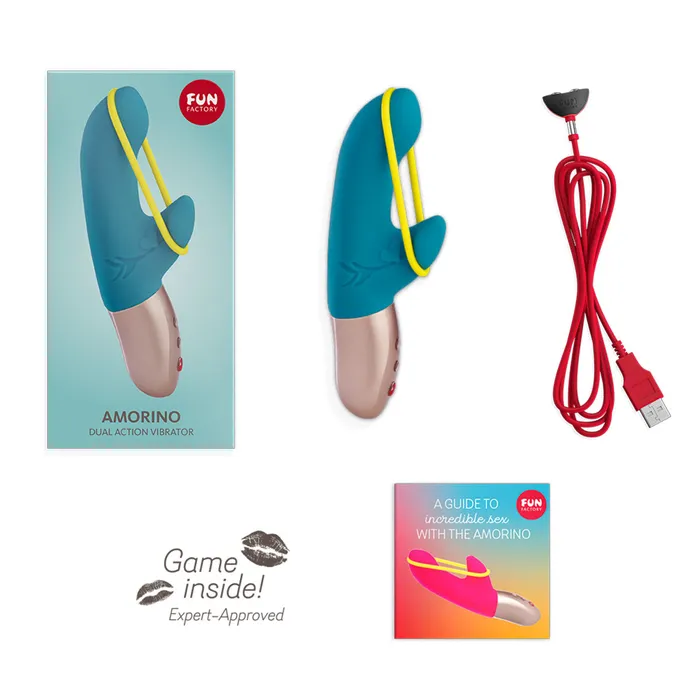 Vibrators Fun Factory Fun Factory Amorino Petrol Blue