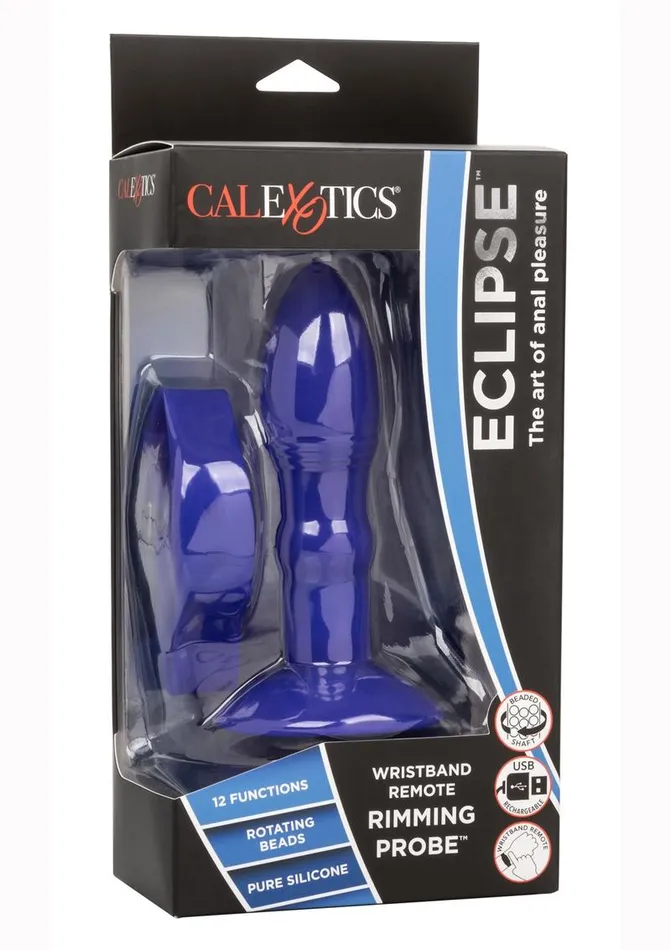 Anal Eclipse Eclipse Wristband Remote Control Silicone Rechargeable Rimming Probe