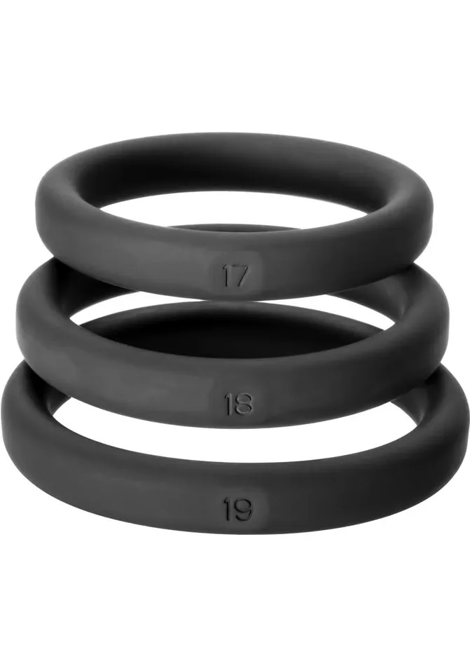 Perfect Fit XactFit Silicone Ring Kit MdLg Perfect Fit Anal