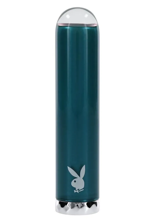 Playboy Emerald Rechargeable Silicone Vibrator Playboy Female Sex Toys