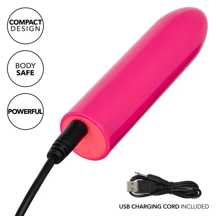 Turbo Buzz Classic Mini Bullet Pink CalExotics Vibrators Turbo Buzz Classic Mini Bullet Pink CalExotics Vibrators