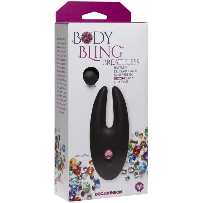 Doc Johnson Female Sex Toys Doc Johnson Body Bling Breathless Rechargeable Mini Vibe