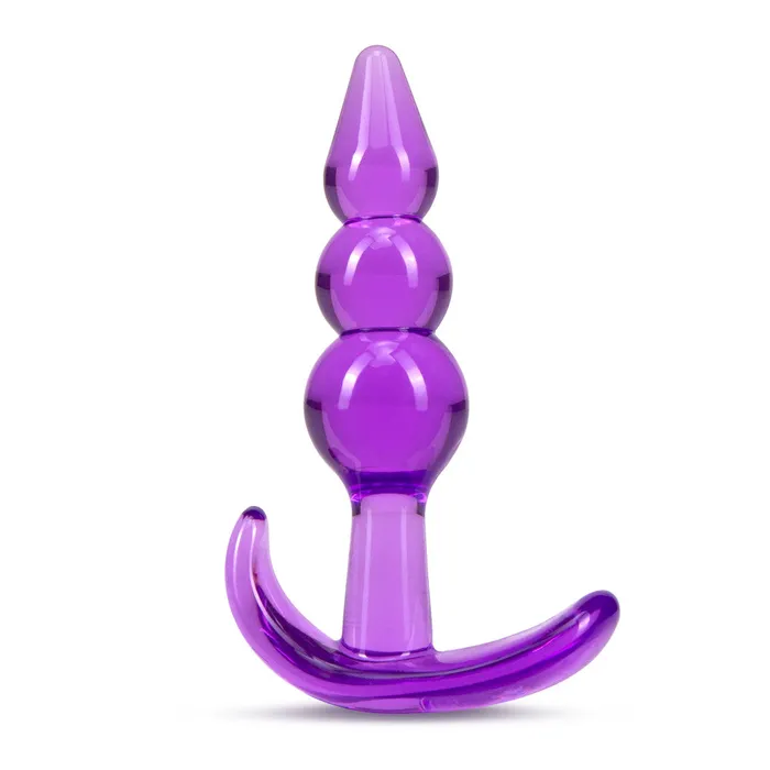 Blush Anal B Yours Triple Bead Anal Plug Purple
