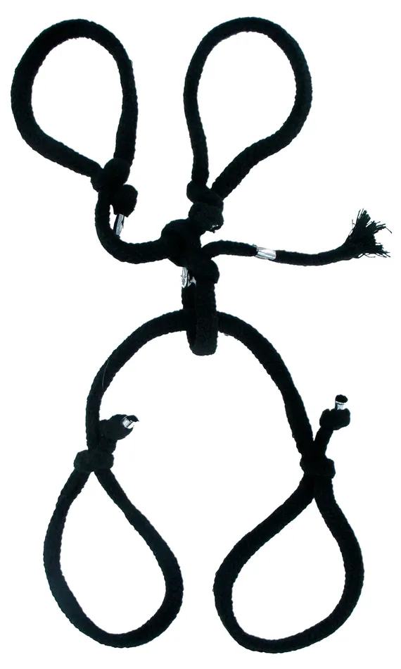Couples Pipedream Fetish Fantasy Series Silk Rope Hog Tie