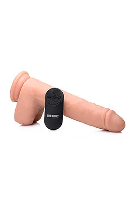 Curve Toys Dildos Big Shot 9 Inch Silicone Thrusting Dildo With Balls and Remote Curve Toys Dildos Big Shot 9 Inch Silicone Thrusting Dildo With Balls and Remote