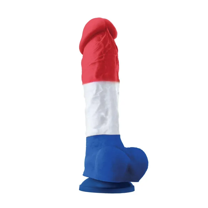 Dildos nsnovelties Colours Pleasures 8 Dildo Tricolor