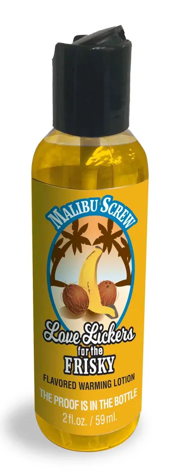 Little Genie Couples Love Lickers Massage Oil Malibu Screw 176 Fl Oz