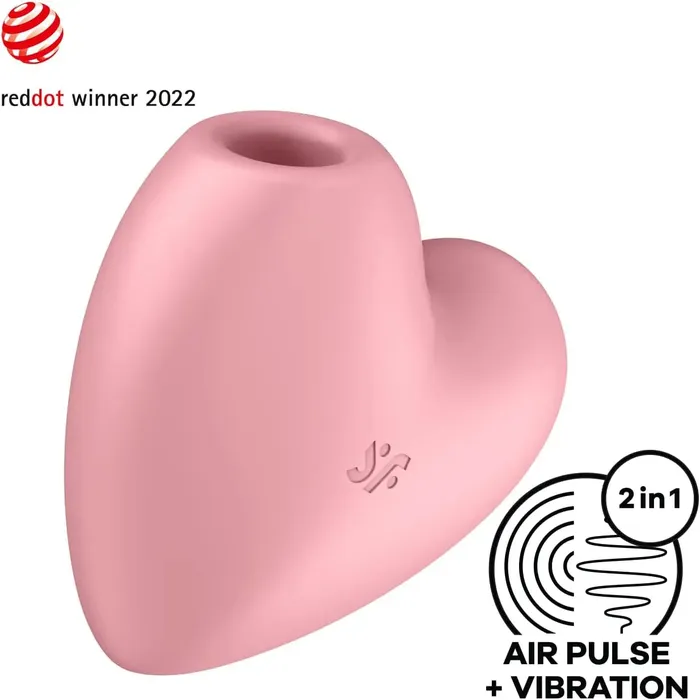 Satisfyer Cutie Heart Pink Heart Vibrator Sex Toy Satisfyer Vibrators