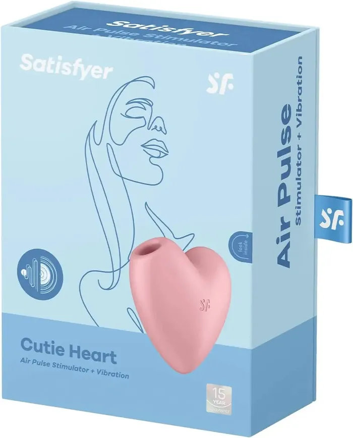 Satisfyer Cutie Heart Pink Heart Vibrator Sex Toy Satisfyer Vibrators