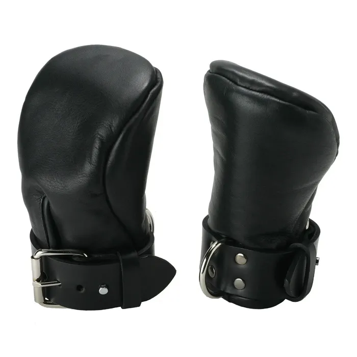 Strict Leather Deluxe Padded Fist Mitts SM XR Brands Vibrators