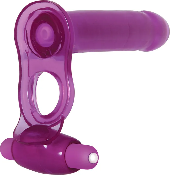 Vibrators Adam and Eve Dp Fantasy Ring Purple