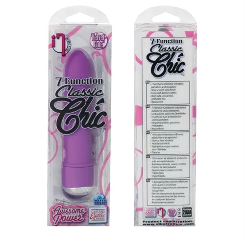 7Function Silky Soft Waterproof Vibrator for Exciting Adventures Calexotics Female Sex Toys