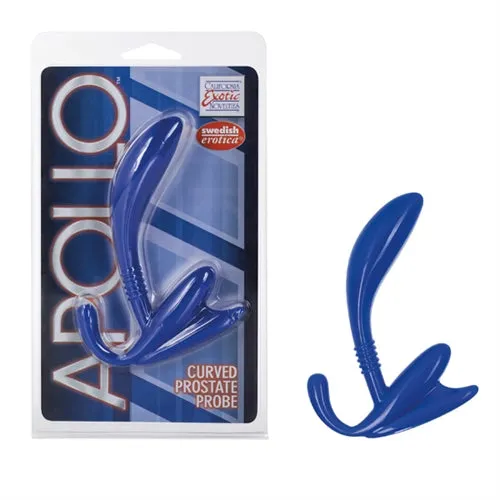 Calexotics Anal Apollo Adventure Prostate Probe Smooth Bendy Fun for Splashy Happiness
