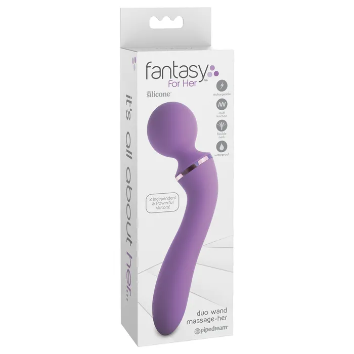 Fantasy for Her Duo Wand MassageHer Pipedream Female Sex Toys Fantasy for Her Duo Wand MassageHer Pipedream Female Sex Toys