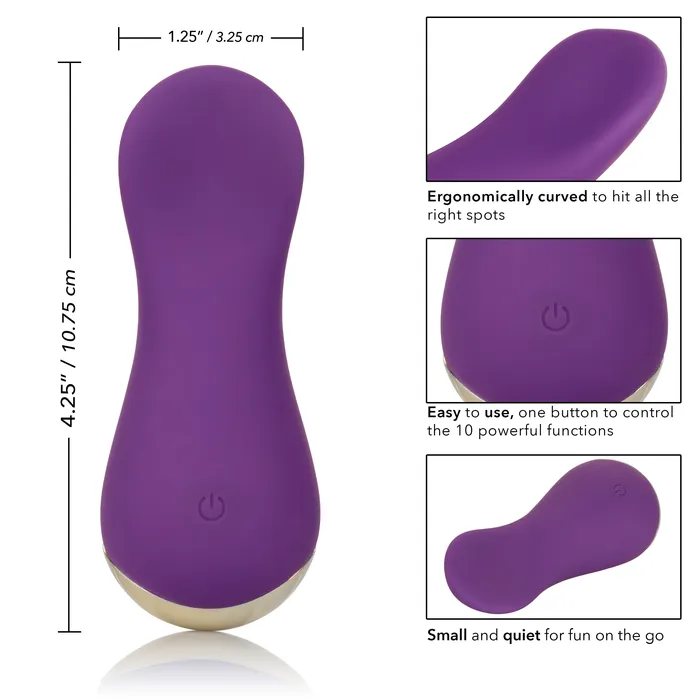 Female Sex Toys Calexotics Slay Lover PocketSized Vibrating Massager with 10 Fun Modes