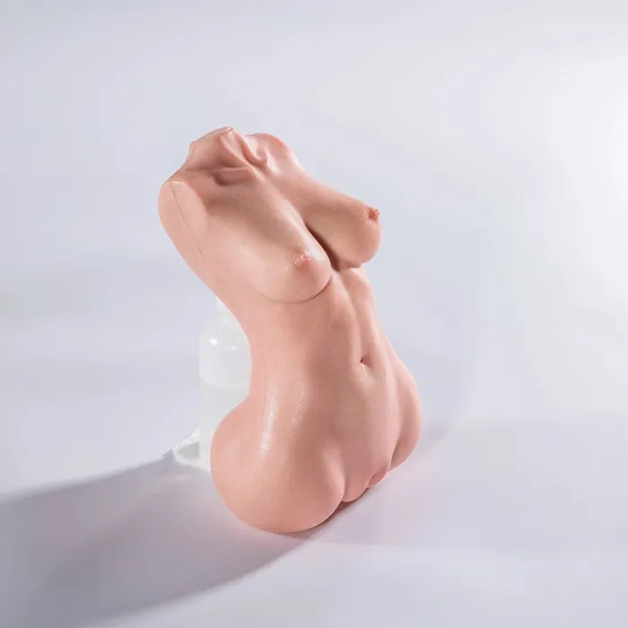 Male Sex Toys aiyuan B2236lbMini Silicone Sex Doll with Small Breasts and Smooth Fair Skin