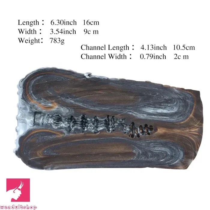 Male Sex Toys Fantasy Vaginal Monster Animal Metallic Pocket Pussy Sex Toy Weadultshop