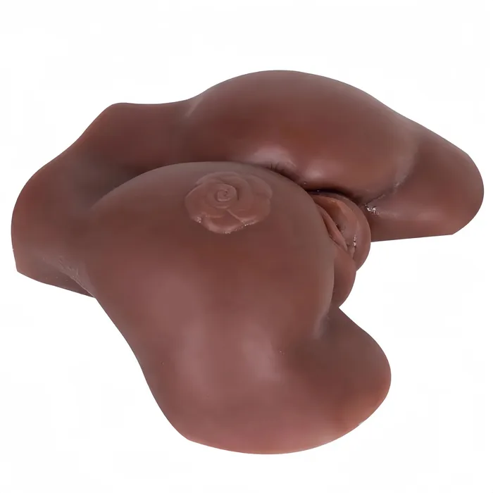 Male Sex Toys qukoukou A546 3lb Lightweight Realistic MasturbatorFake Black Butt Cheap Gay Sex Toy
