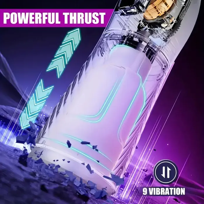Male Sex Toys Weadultshop 9 Telescopic Rotating Modes Automatic Masturbator For Penis Stroker