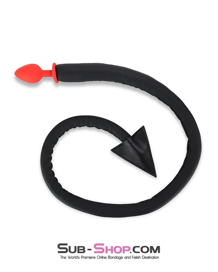 Moonwell Male Sex Toys 0338MSIS You Little Sissy Devil Butt Plug with Devilish Tail